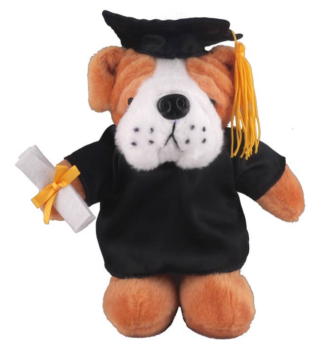 Graduation Bulldog 8"