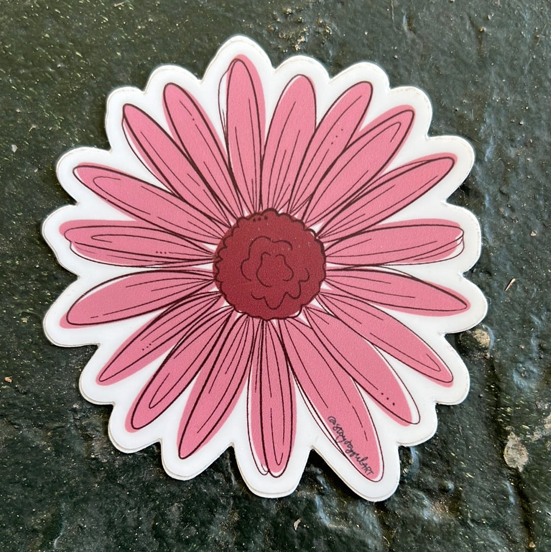 Kiwistar Adesivo Murale Fiore - 6 Pezzi, 40x9 Cm, Rimovibile, Azzurro - 2