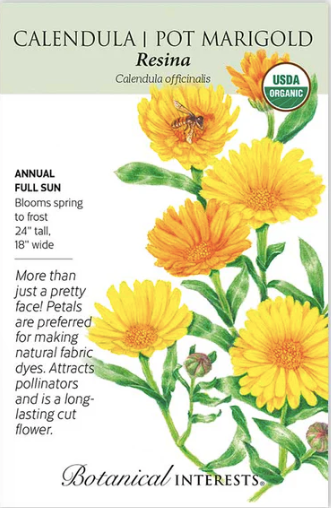 Resina Calendula (Pot Marigold) Seeds