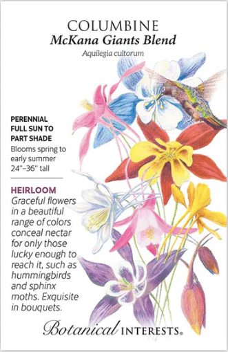McKana Giants Blend Columbine Seeds