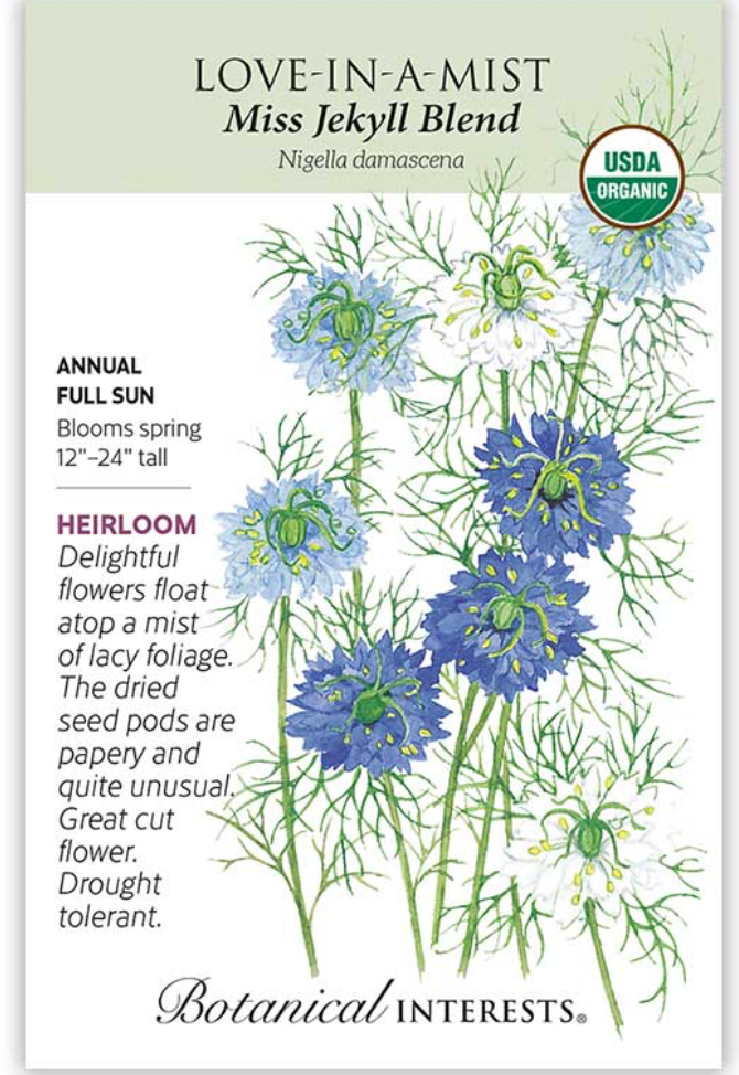 Miss Jekyll Blend Love-In-A-Mist Seeds
