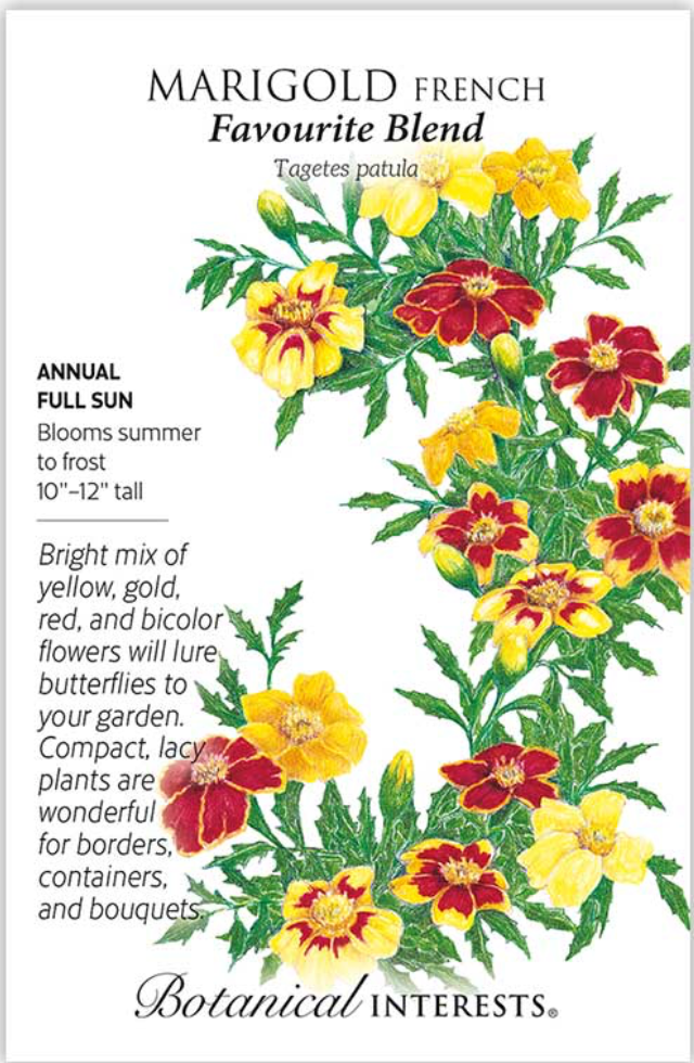 Favourite Blend French Marigold Seeds