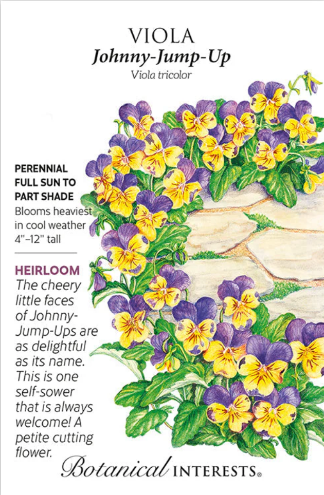 Johnny-Jump-Up Viola Seeds