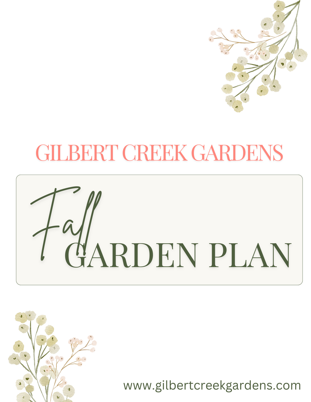 Fall Gardening Plan