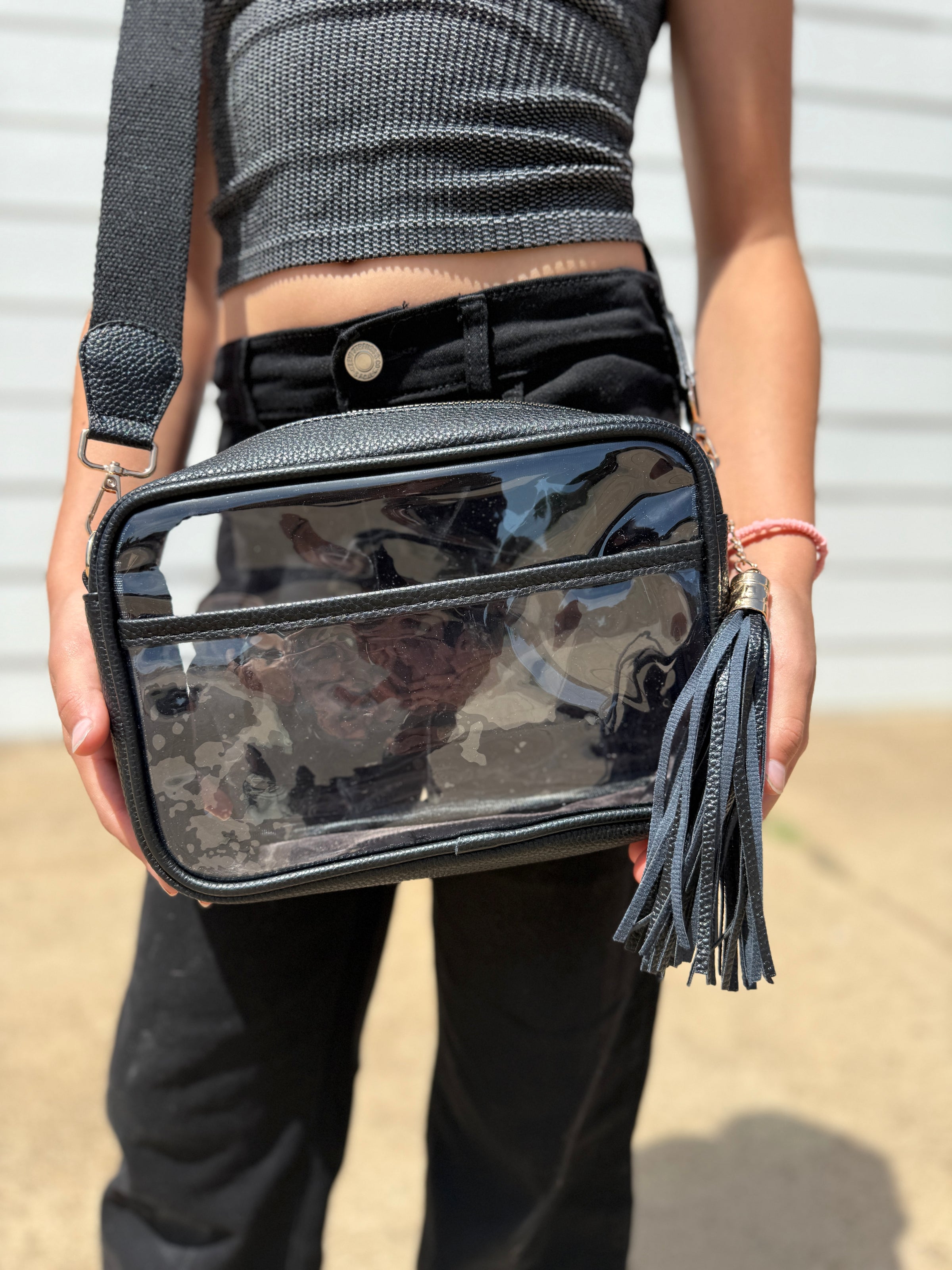 Clear Stadium Bags & Charms