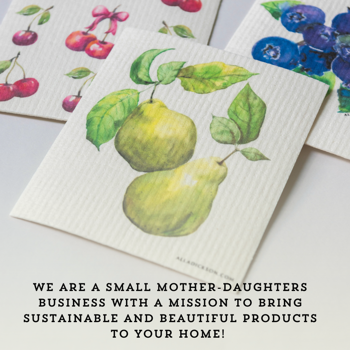 Flower Dishcloth Peony Flower Reusable Swedish Dish Cloth