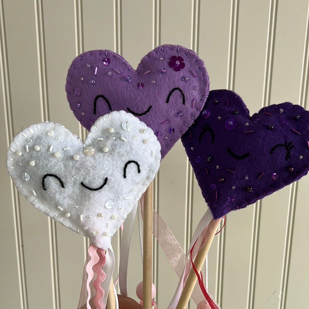Revolution HandMade Stitched Felt Hearts