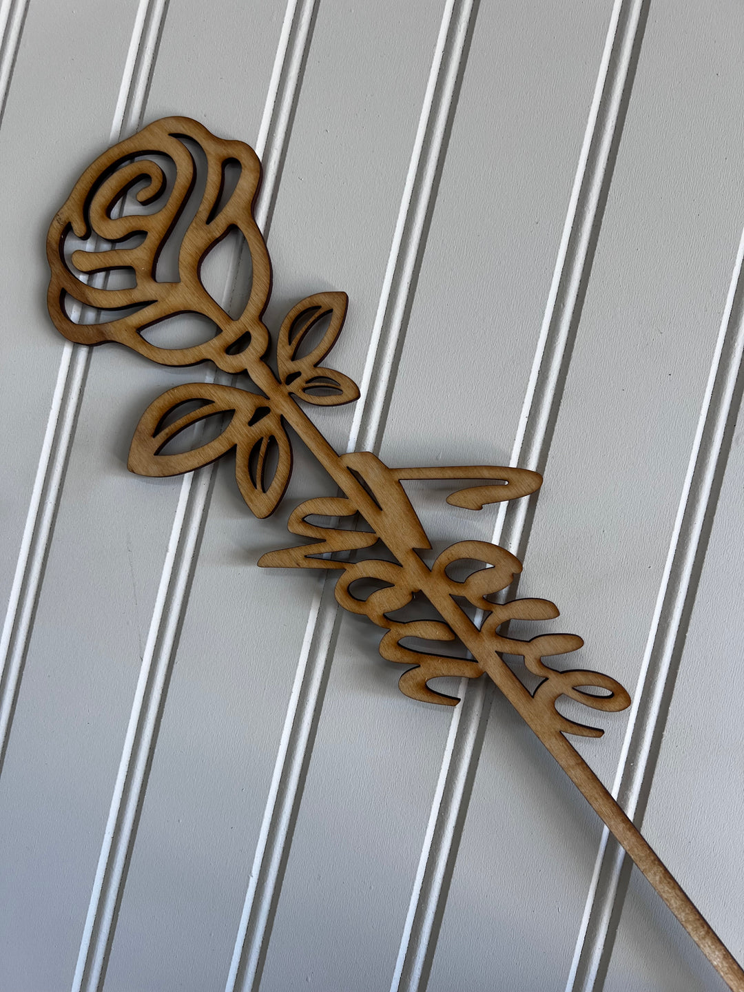 Wooden Flower Pick