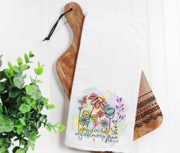 Wildflowers Kitchen Towel