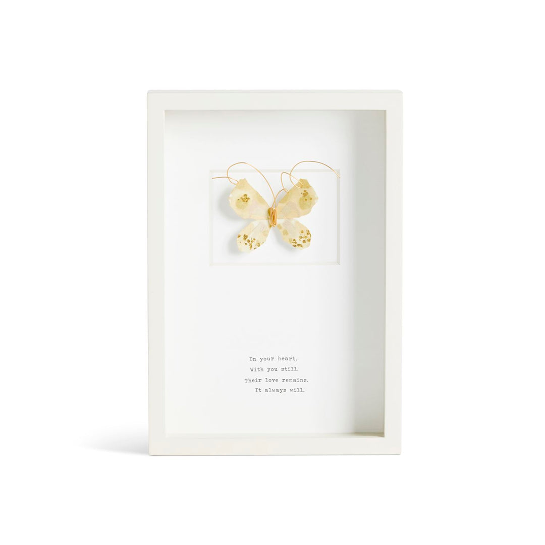 Remembrance Butterfly Quote Wall Art - 10x7in