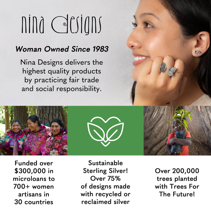 Sterling Silver Wax Seal Heart Necklace