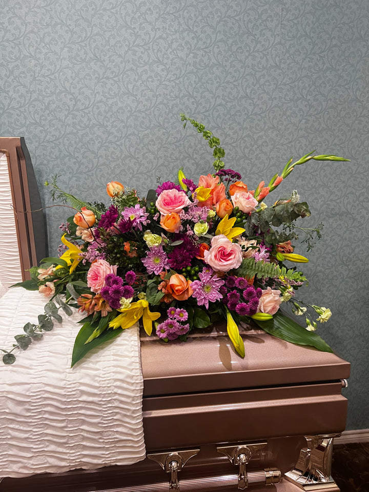 Sympathy Casket Floral Spray