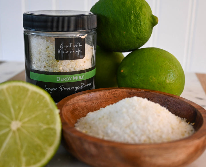 "Derby Mule" Lime & Ginger Infused Sugar Beverage Rimmer