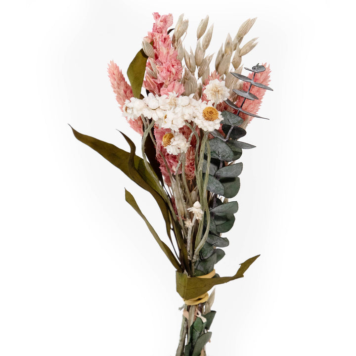 MINI Pink Larkspur & Baby Eucalyptus Bouquet