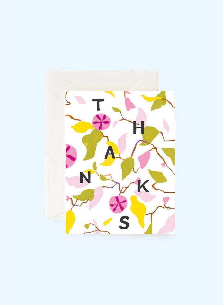 Morning Glory Thank You Card