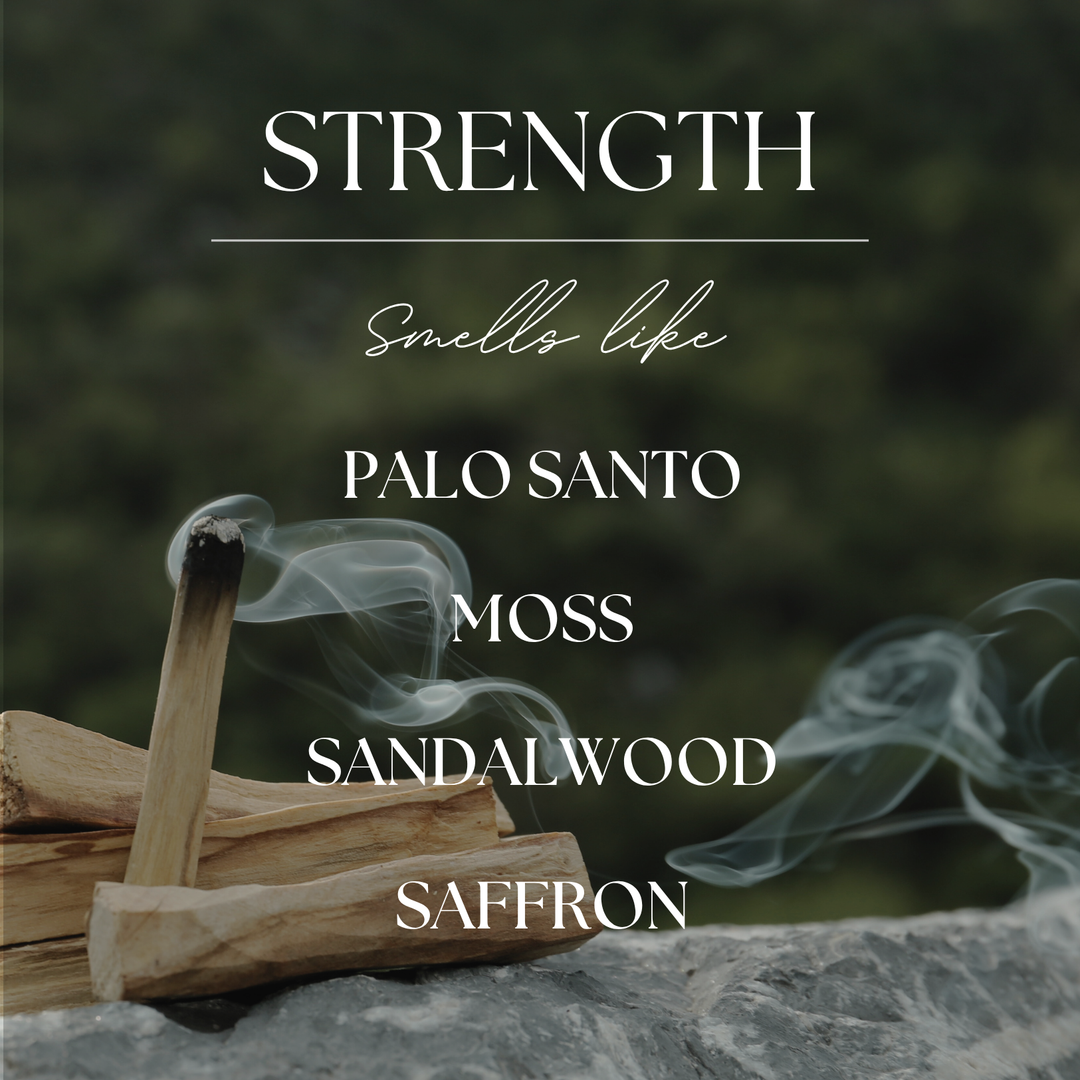 Strength | Palo Santo & sandalwood | 9 oz. Soy Candle