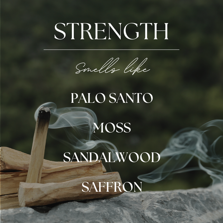 Strength | Palo Santo & sandalwood | 9 oz. Soy Candle
