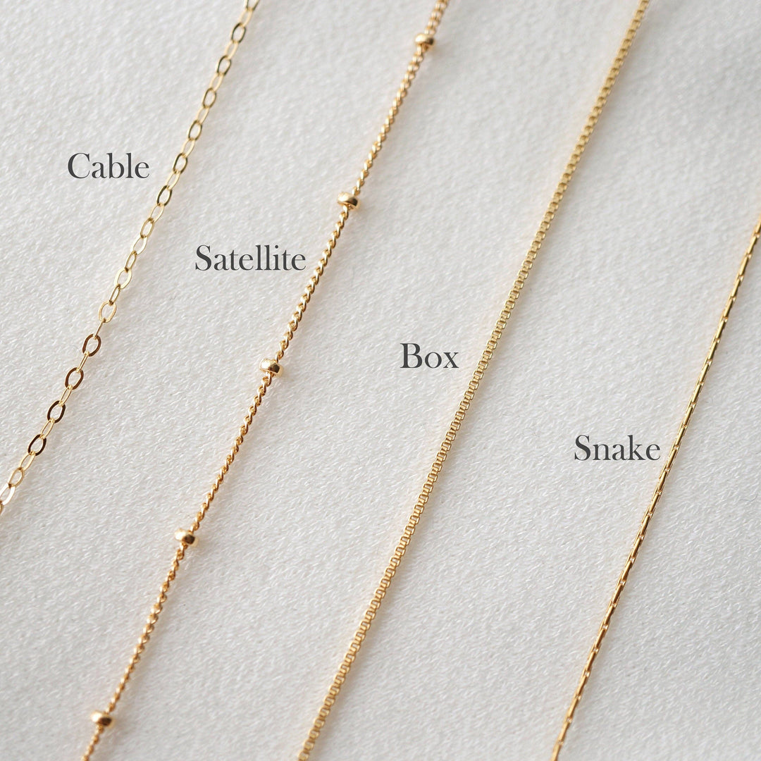Tiny 14K Gold Fill Heart Necklace - 18” chain