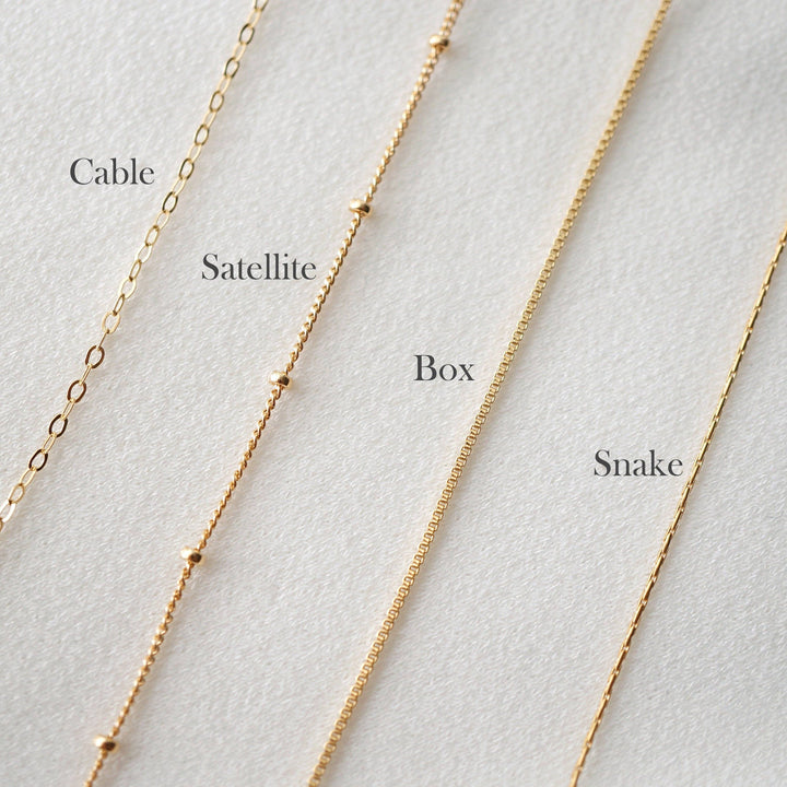 Tiny 14K Gold Fill Heart Necklace - 18” chain