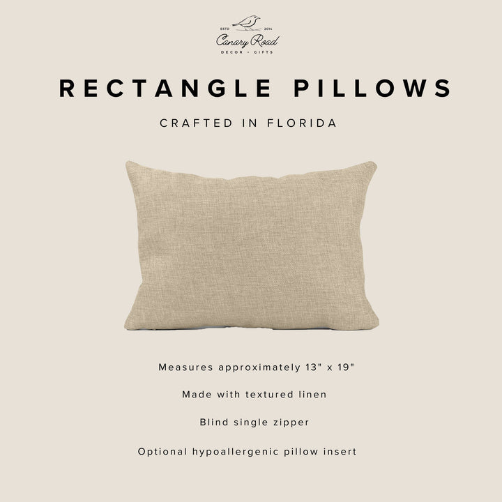 Burkburnett Zip Code Rectangle Pillow