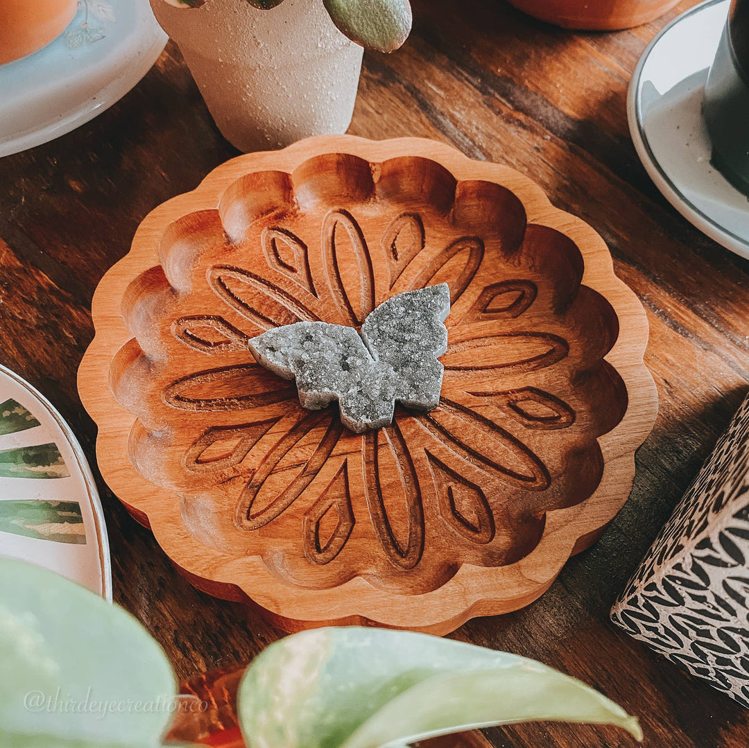 Hardwood Floral Tray, Catchall Tray, Plant Lovers Gift