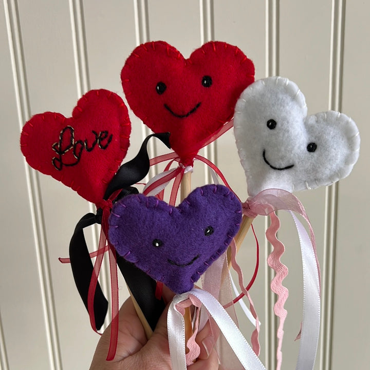 Revolution HandMade Stitched Felt Hearts