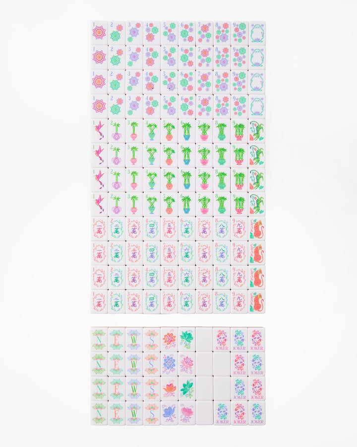 Pearlescent Mahjong Tiles - Oh My Mahjong