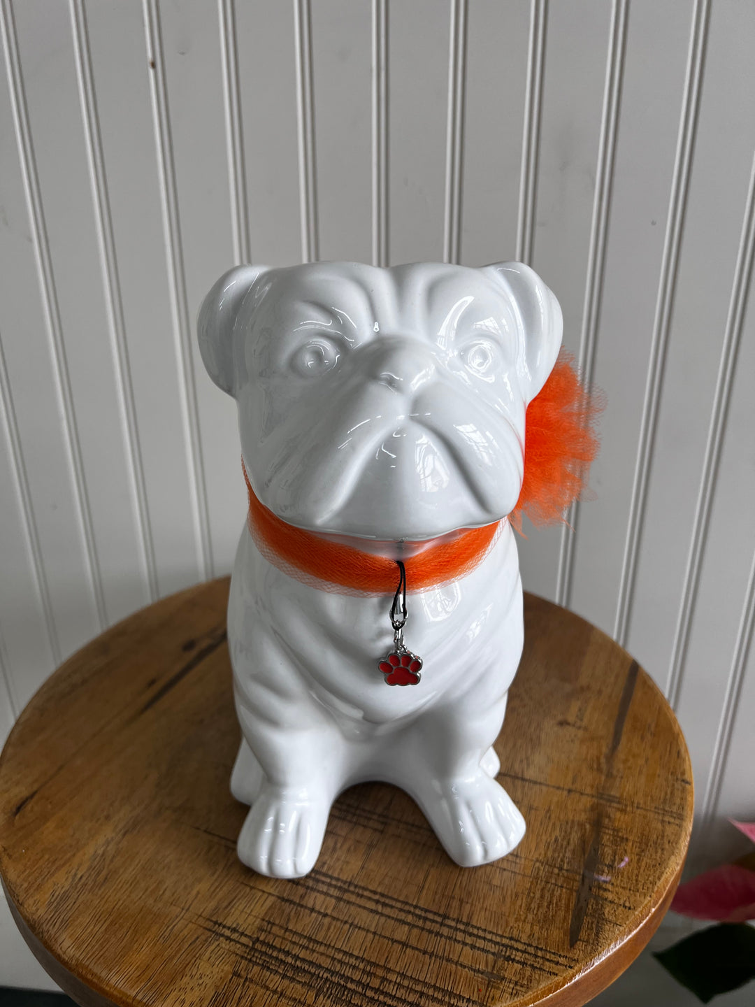 White ceramic Bulldog