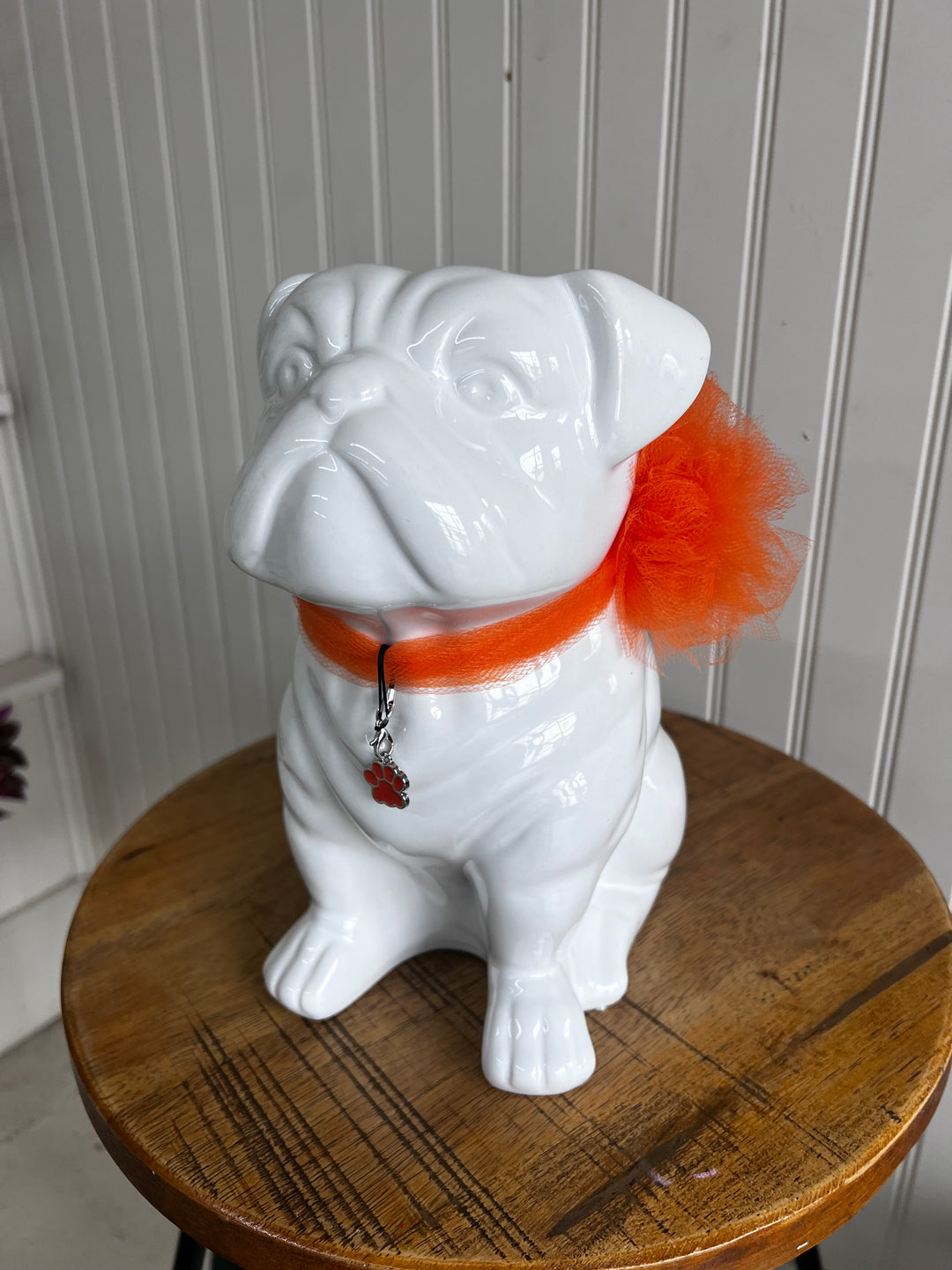 White ceramic Bulldog