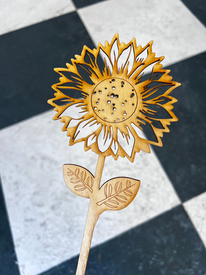 Wooden Flower Pick
