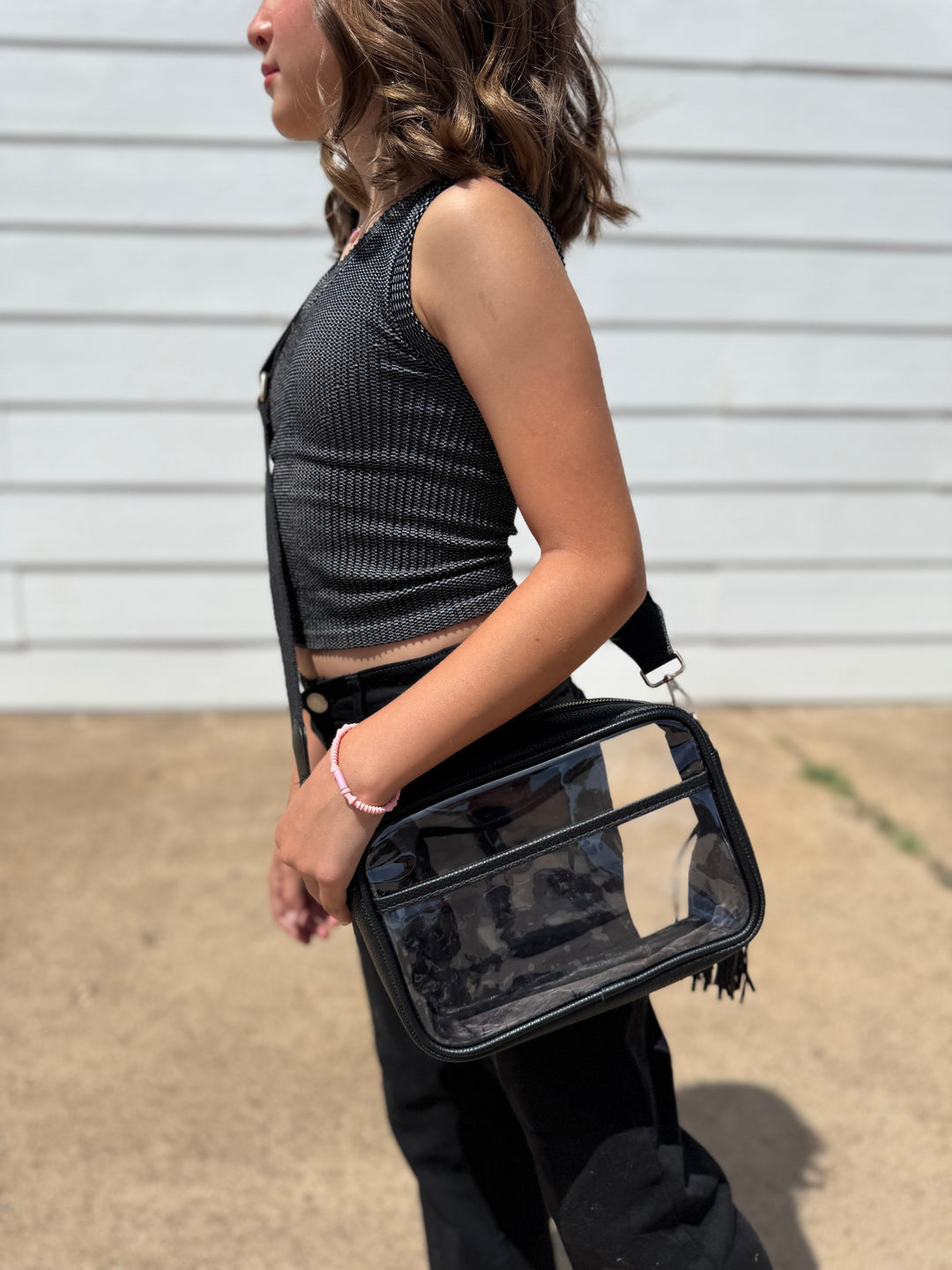 Game Day Stadium Rectangle Clear Bags
