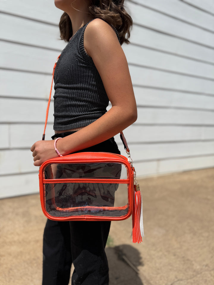 Game Day Stadium Rectangle Clear Bags