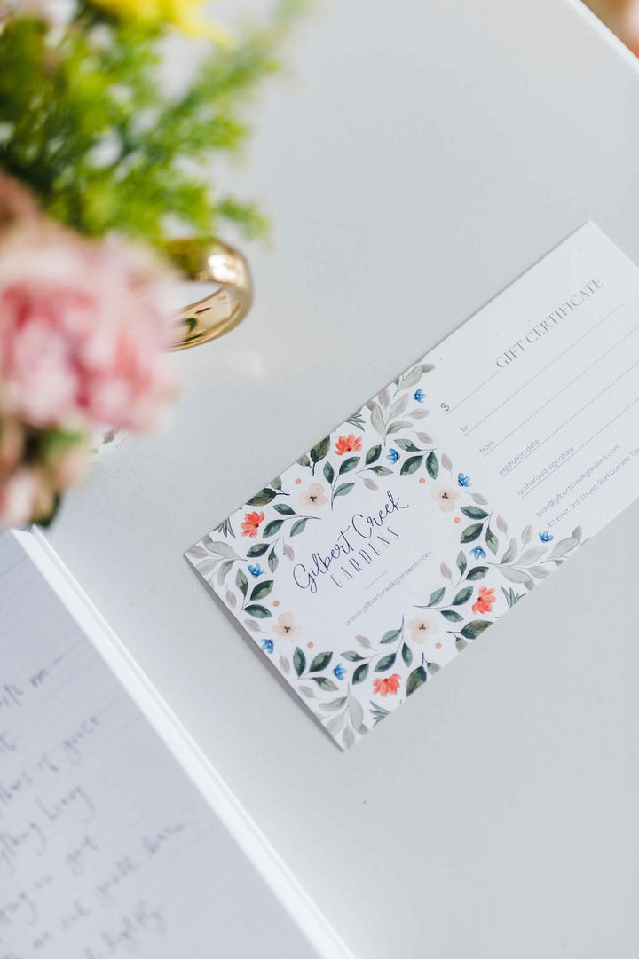 Gift Card - Gilbert Creek Gardens