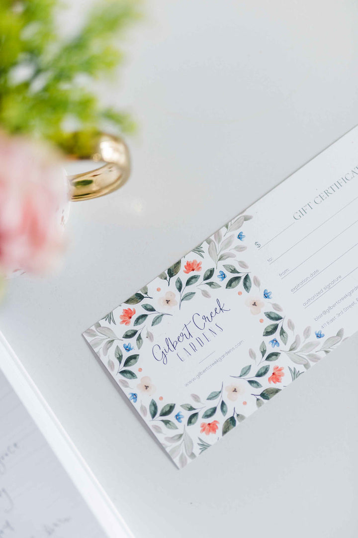 Gift Card - Gilbert Creek Gardens