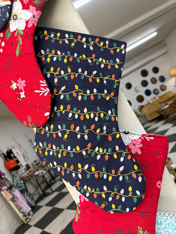 Handmade custom designer Christmas stockings