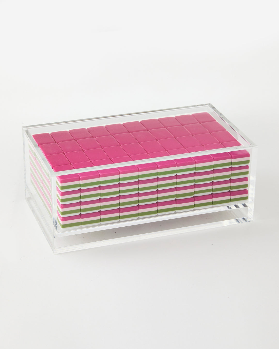 Mahjong Tile Box - Clear Acrylic