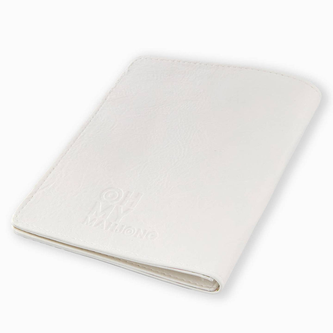 White Mahjong Card Folio