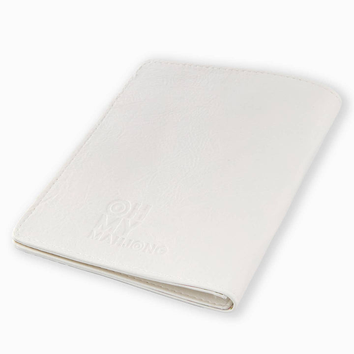 White Mahjong Card Folio