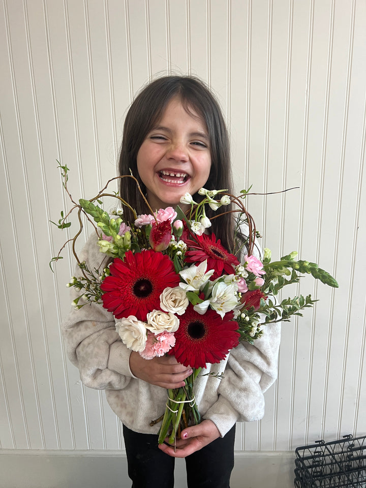 Heart Hand Tied Bouquet