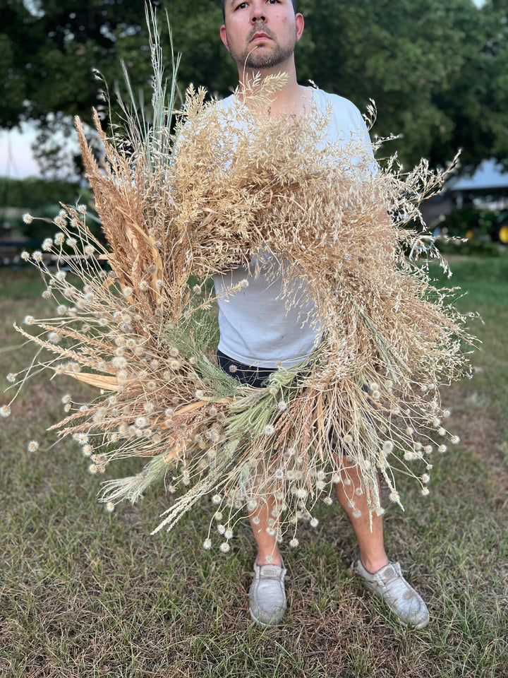 Golden Praire Wreath