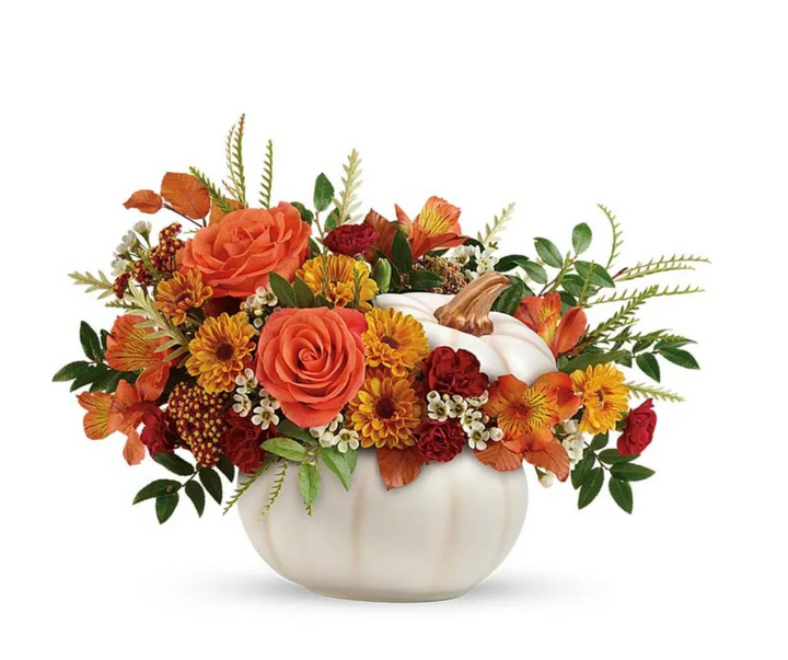 Ceramic Pumpkin Centerpiece