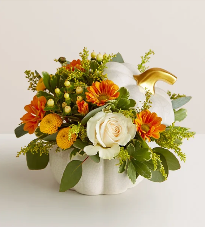 Ceramic Pumpkin Centerpiece