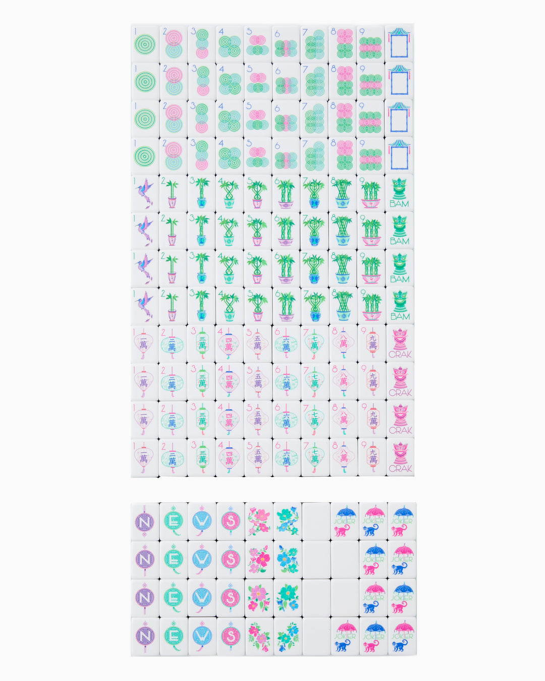 Jasmine Mahjong Tiles - Oh My Mahjong