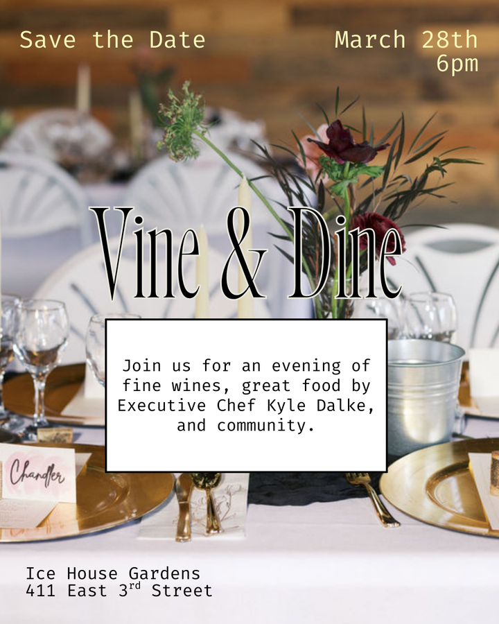 Coming SOON -- Vine & Dine - Texas Pairing Experience -- Save the DATE March 26, 2026