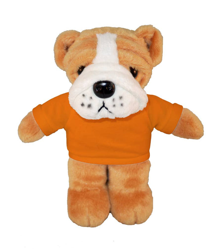 Plush Bulldog Bean Bag animal 8"