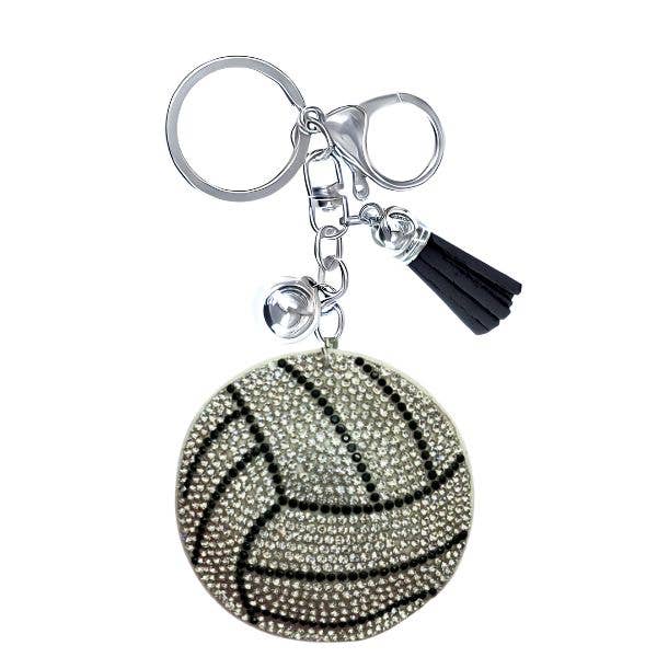 Sports Crystal Bling Keychains