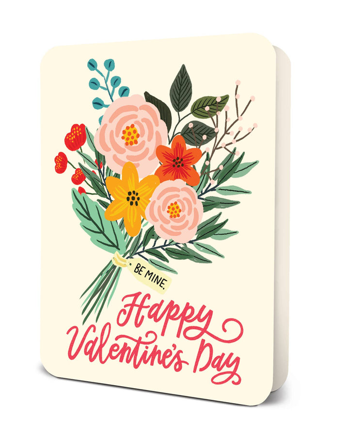 Valentine's Day Bouquet Deluxe Greeting Card