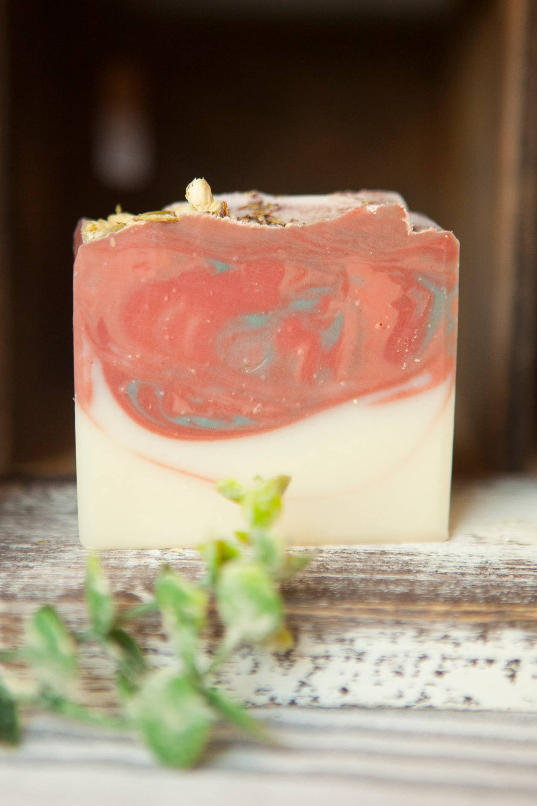 Peony & Amberwood Artisan Bar Soap, Luxury Shea Butter Soap