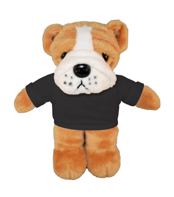 Plush Bulldog Bean Bag animal 8"