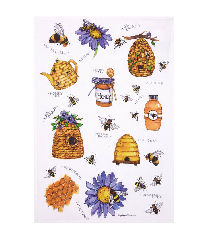 Beehavin Kitchen Towel - Sally Eckman Roberts